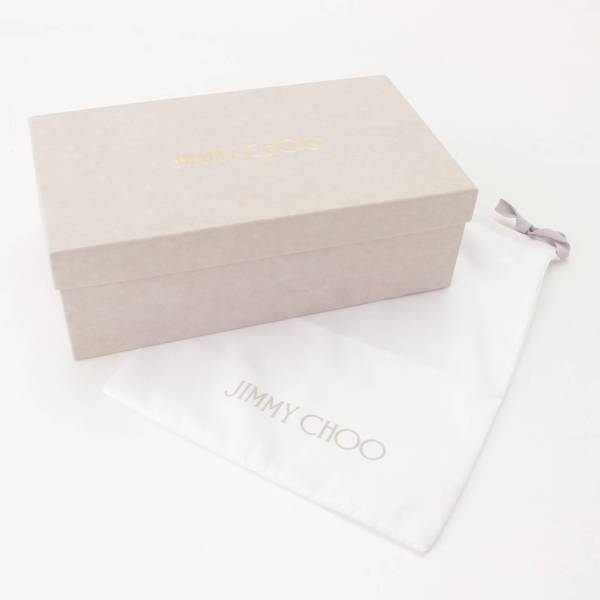 ジミーチュウ(Jimmy Choo) MIRELE レザー スタッズ パール フラット