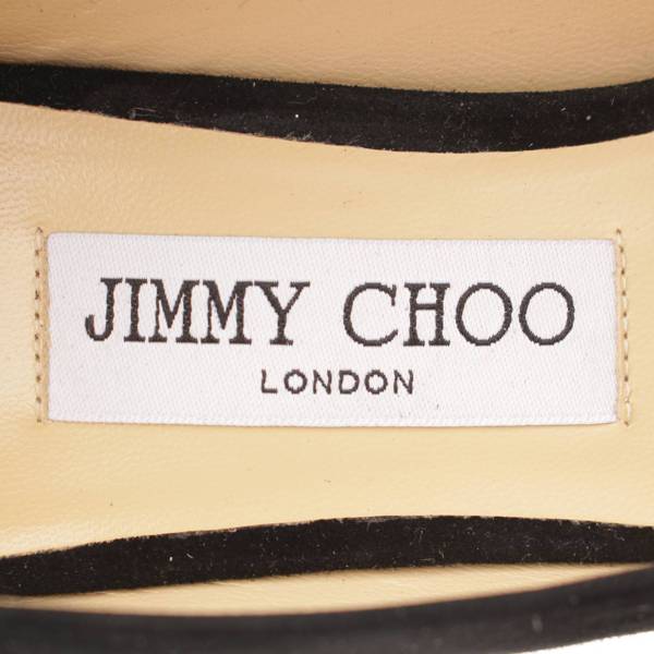 ジミーチュウ(Jimmy Choo) 21AW STRAITS 50 ロゴテープ ナッパーレザー