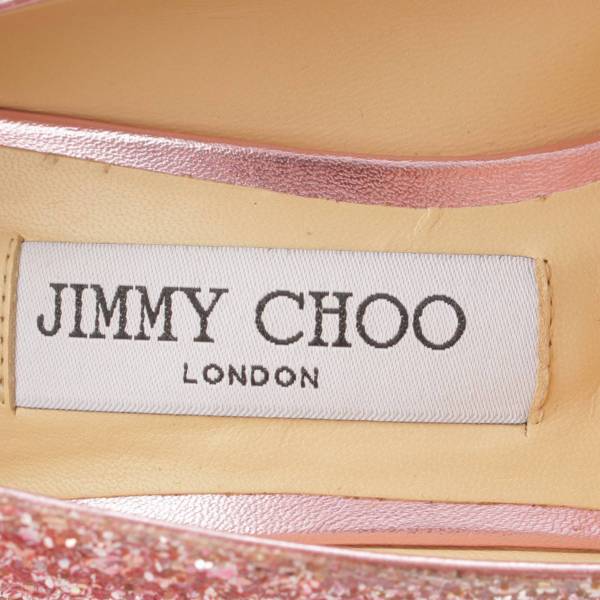 ジミーチュウ Jimmy Choo ラメ グリッター グラデーション ヒール