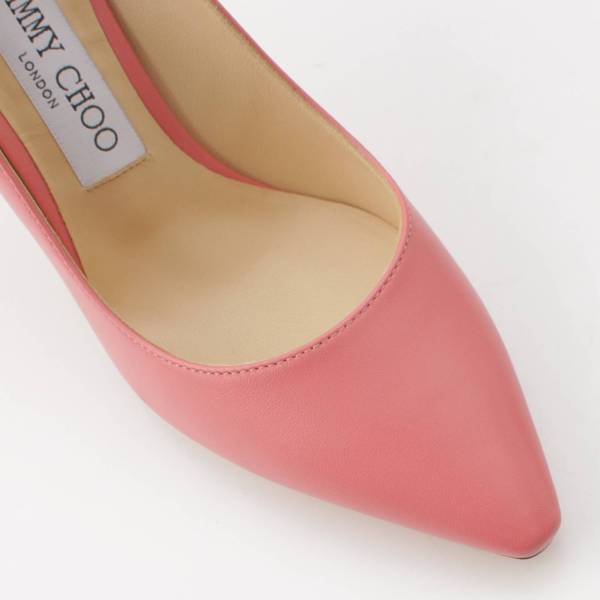 ジミーチュウ Jimmy Choo ROMY85 ポインテッドトゥ キッドレザー パンプス ROMY85KID ピンク 35 1/2 中古 通販  retro レトロ