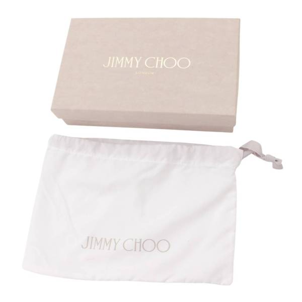 JIMMY CHOO ジミーチュウ ポーチ バニティ シルバー マルチケース