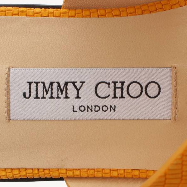 ジミーチュウ(Jimmy Choo) Atia レザー ストラップ フラット サンダル