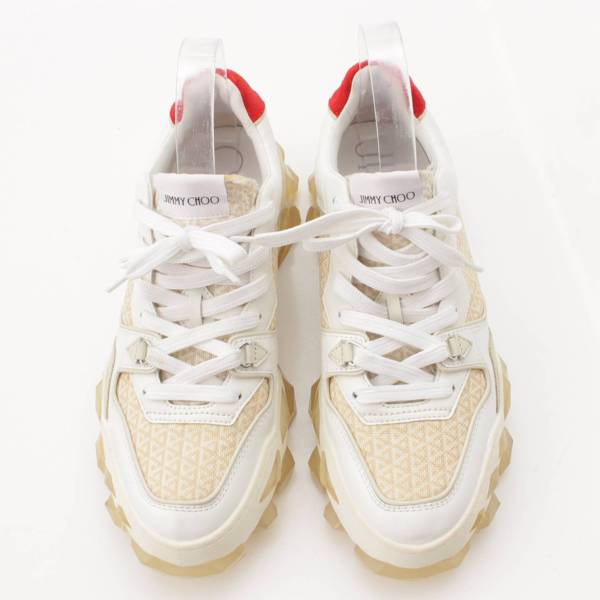 ジミーチュウ Jimmy Choo メンズ DIAMOND X TRAINER ダイヤモンド ローカット スニーカー ホワイト 39 中古 通販  retro レトロ