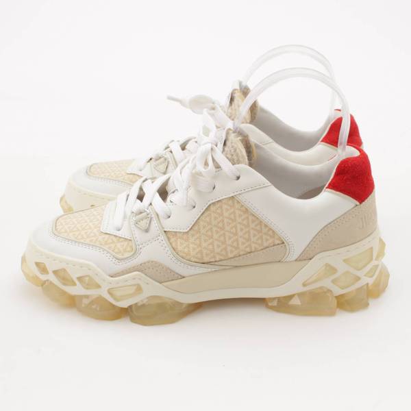 ジミーチュウ Jimmy Choo メンズ DIAMOND X TRAINER ダイヤモンド ローカット スニーカー ホワイト 39 中古 通販  retro レトロ