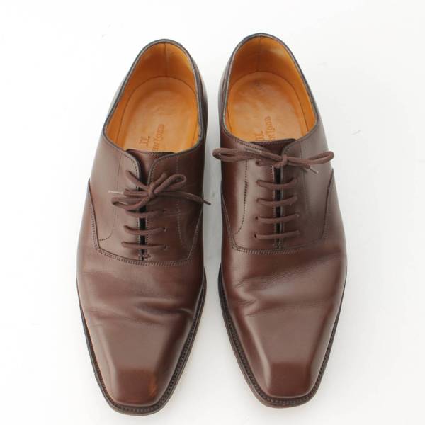 ジョンロブ John Lobb メンズ プレーントゥ レザー レースアップ 