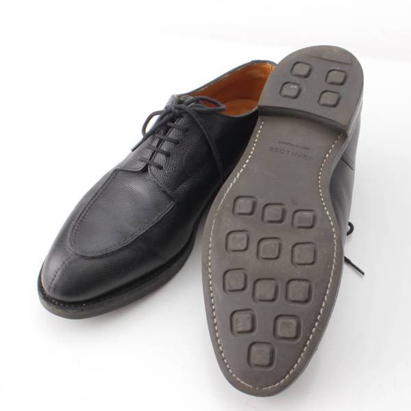 ジョンロブ John Lobb HARLYN ハーリン Uチップ レザー レースアップ シューズ ブラック 6 1/2 中古 通販 retro レトロ