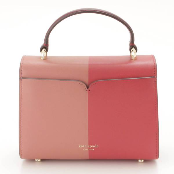 ケイトスペード(Kate Spade) 二コラ バイカラー スモール 2WAY レザー ショルダーバッグ PXRUA241 ピンク 中古 通販  retro レトロ