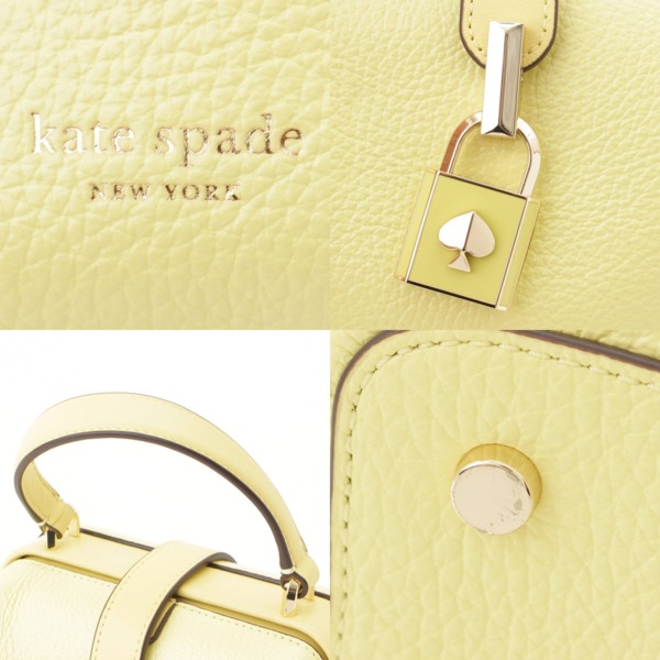 ケイトスペード(Kate Spade) レメディ スモール 2WAY レザー ハンドバッグ PXRUB104 レモンイエロー 中古 通販 retro  レトロ