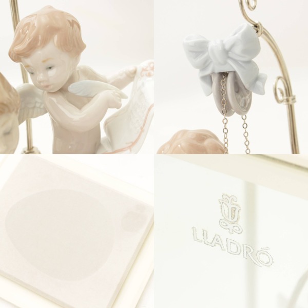 リヤドロ(Lladro) 幸せを運ぶ天使たち 2000体限定 陶器 置物 フィギュ 