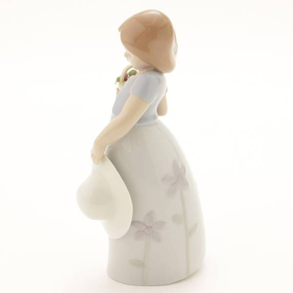 リヤドロ(Lladro) 少女 リトル・バイオレット 陶器人形 置物 