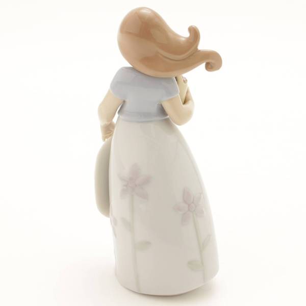 リヤドロ(Lladro) 少女 リトル・バイオレット 陶器人形 置物 
