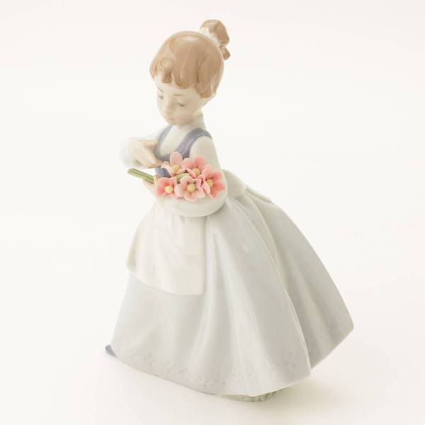 リヤドロ(Lladro) 花 少女 陶器人形 置物 インテリア 中古 通販 retro