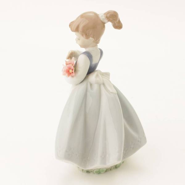 リヤドロ(Lladro) 花 少女 陶器人形 置物 インテリア 中古 通販 retro