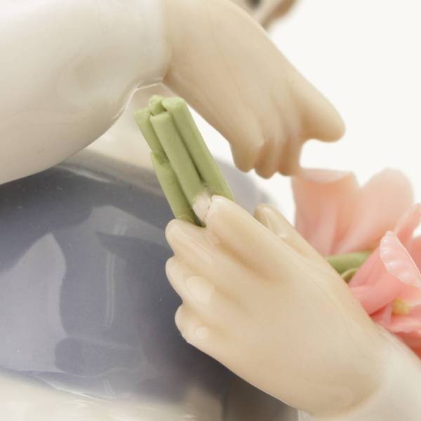 リヤドロ(Lladro) 花 少女 陶器人形 置物 インテリア 中古 通販 retro