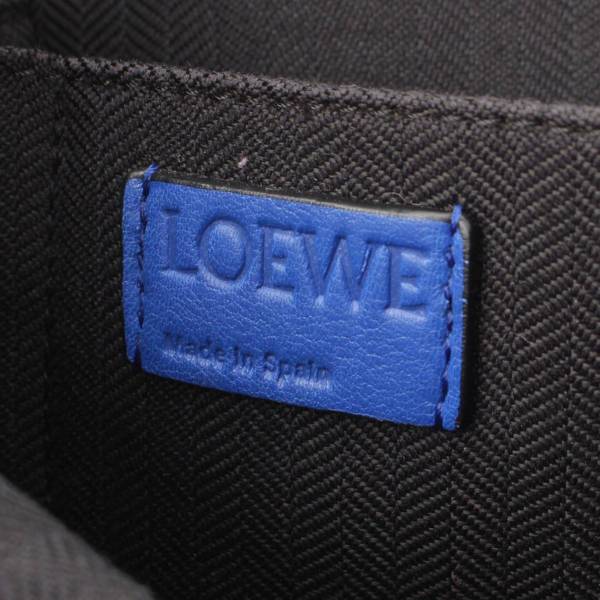 ロエベ Loewe GOYA ゴヤ ソフトカーフレザー バックパック リュック パシフィックブルー 中古 通販 retro レトロ