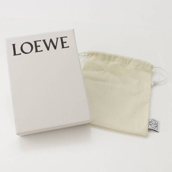 ロエベ(Loewe) アナグラム トライフォールド ウォレット ペブル