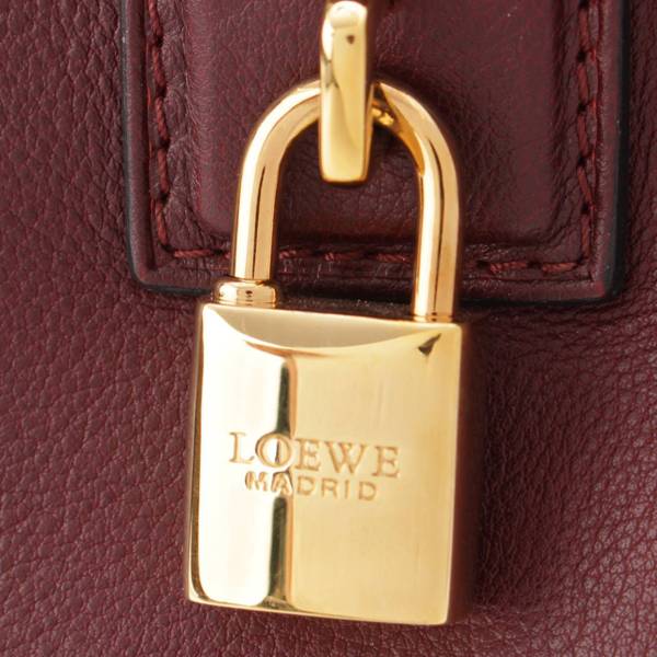 ロエベ Loewe アマソナ28 ナッパレザー ハンドバッグ 311.61.001 ボルドー 中古 通販 retro レトロ