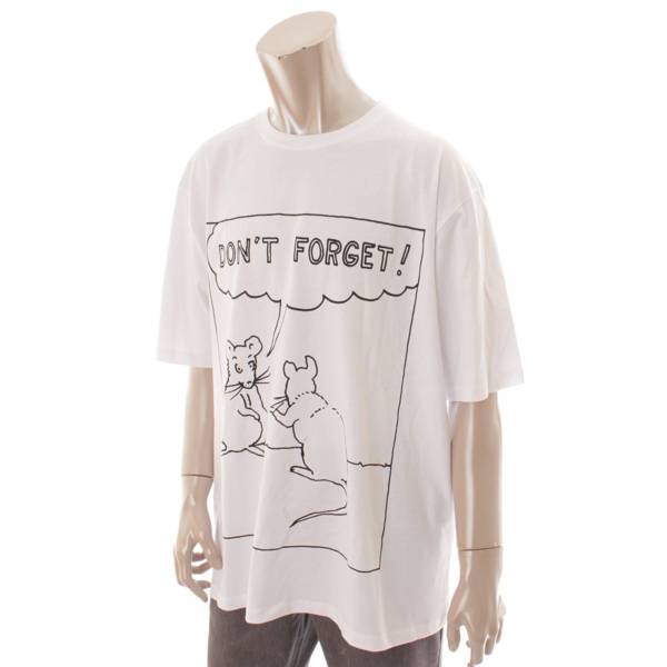 ロエベ(Loewe) DON'T FORGET プリント コットン Tシャツ トップス