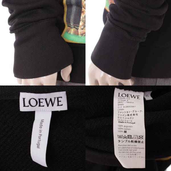 ロエベ(Loewe) メンズ トーテンポール トレーナー スウェット トップス A28003861 ブラック XS 中古 通販 retro レトロ