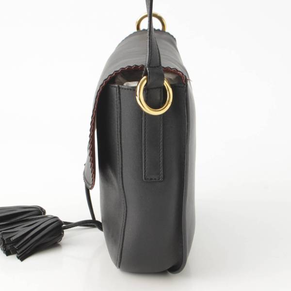 karasuショップ美品✨ロエベ　フィエスタ　2way バッグ　ロゴ型押し　チェーン　ナッパレザー