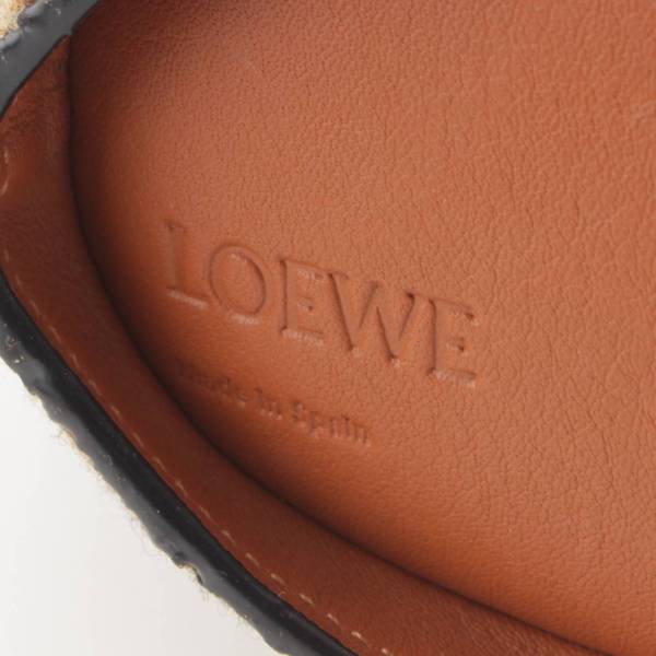 ロエベ Loewe バニー ツイード×レザー チェック ショルダーバッグ