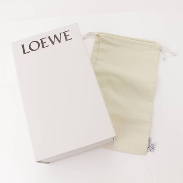 ロエベ(Loewe) レザー ディスク ラップ サンダル 812009 ブラック 39