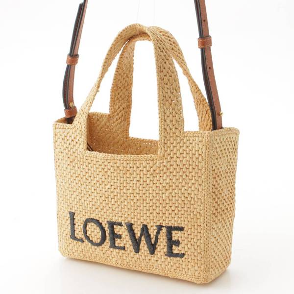 ロエベ Loewe ロエベフォント ラフィア ミニ トートバッグ A685V46X01