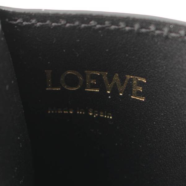 ロエベ Loewe エンボスシルクカーフ リピート プレーン カードケース