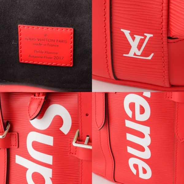 先行SALE】ルイヴィトン Louis Vuitton シュプリーム メンズ エピ クリストファーPM バックパック リュック M53414 レッド  中古 通販 retro レトロ