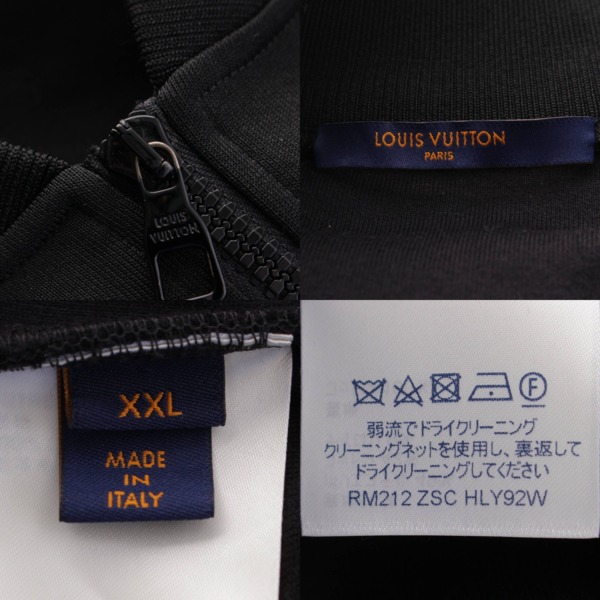 ルイヴィトン Louis Vuitton 21AW メンズ フラワーバンド モノグラム トラックジャケット ブルゾン ブラック XXL 中古 通販  retro レトロ