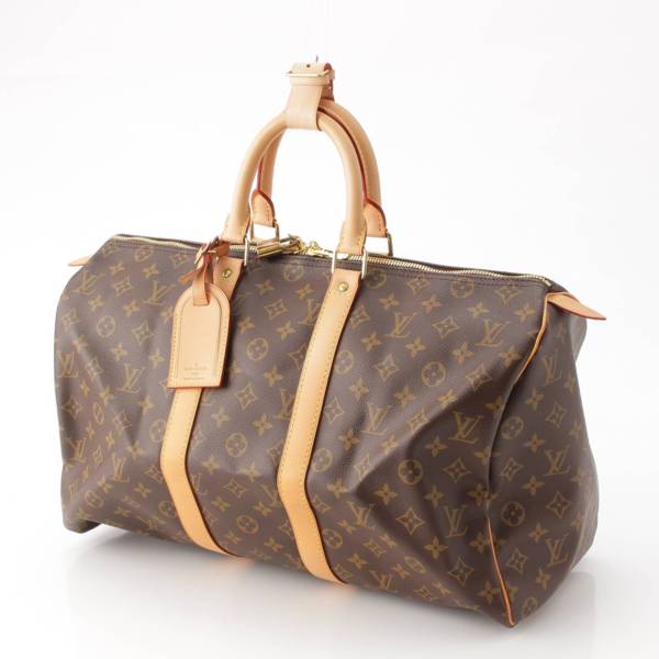 ルイヴィトン Louis Vuitton モノグラム キーポル45 ボストンバッグ 旅行鞄 M41428 ブラウン 中古 通販 retro レトロ