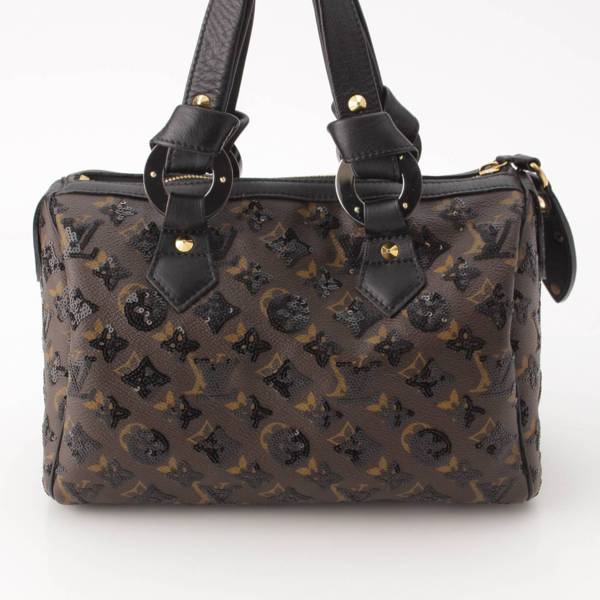 ルイヴィトン Louis Vuitton モノグラム エクリプス スピーディ30 ミニ ボストンバッグ M40243 ブラウン 中古 通販 retro  レトロ