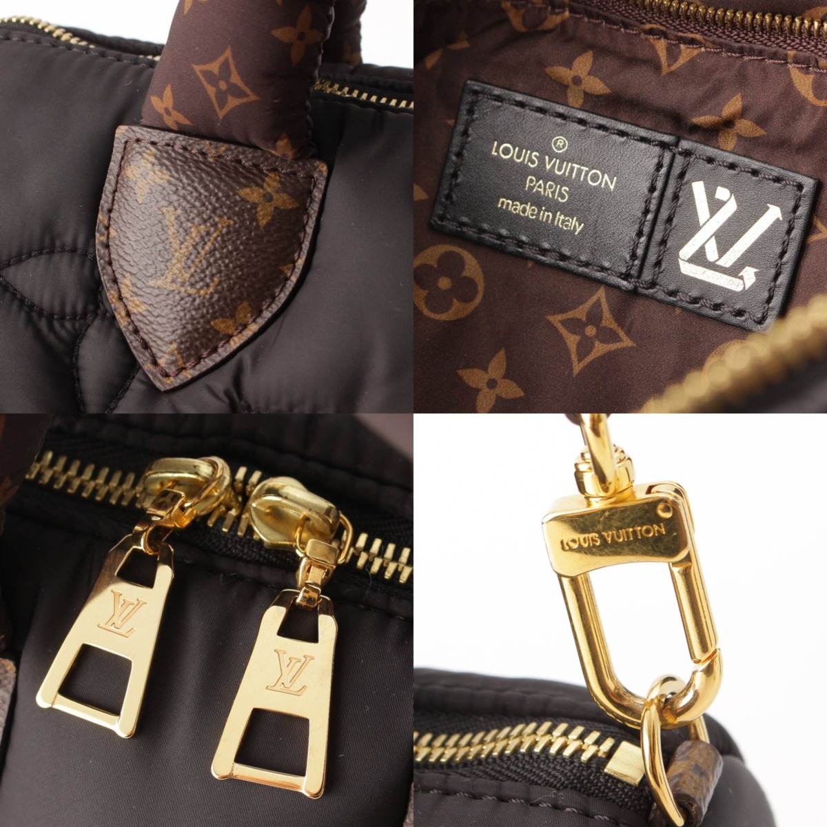 ルイヴィトン Louis Vuitton モノグラム LVピロー スピーディ バンドリエール25 ボストンバッグ M59008 ブラック 中古 通販  retro レトロ