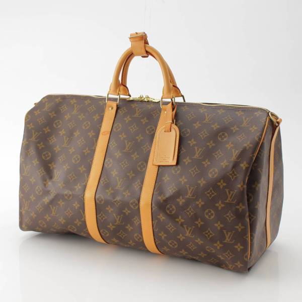 ルイヴィトン Louis Vuitton モノグラム キーポル バンドリエール 55 ボストンバッグ M41414 ブラウン 中古 通販 retro  レトロ