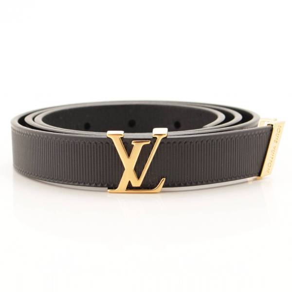 ルイヴィトン(Louis Vuitton) サンチュール クチュール LVイニシャルバックル イブニングベルト ブラック M9578 80