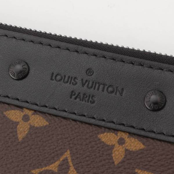 ルイヴィトン Louis Vuitton モノグラムマカサー ポシェット トゥ ゴー クラッチ セカンドバッグ M82079 ブラウン 中古 通販  retro レトロ