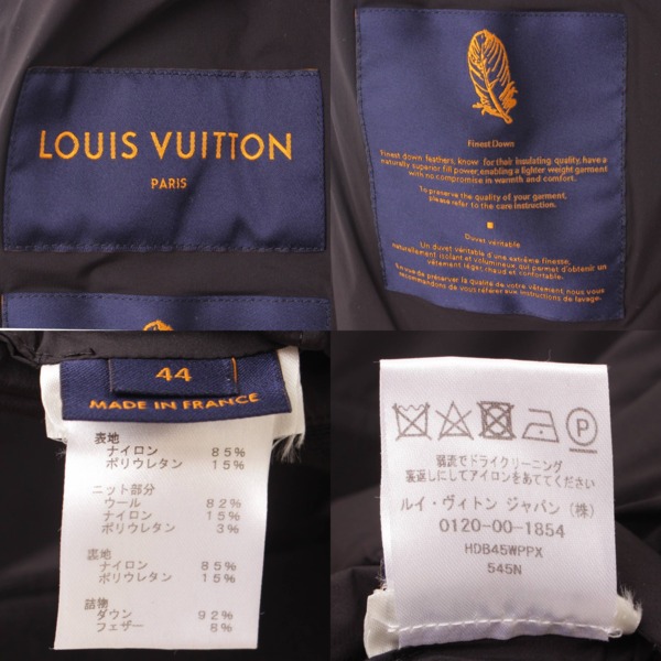 ルイヴィトン(Louis Vuitton) メンズ リブニット切替 キルティング