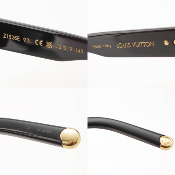 ルイヴィトン Louis Vuitton マイ モノグラム ラウンド サングラス 眼鏡 アイウェア Z1526E ブラック 中古 通販 retro  レトロ