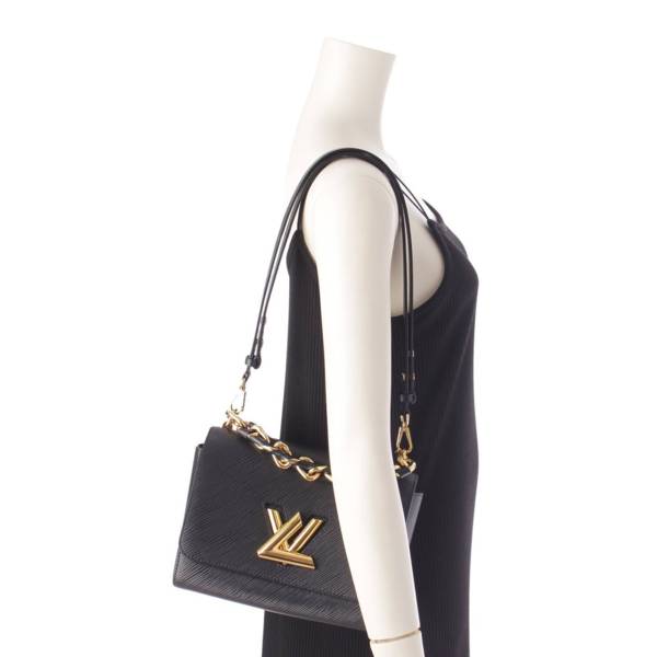 ルイヴィトン Louis Vuitton エピ ツイストMM 2WAY ワンショルダー ハンドバッグ クロスボディ 鞄 M21772 ブラック 中古  通販 retro レトロ