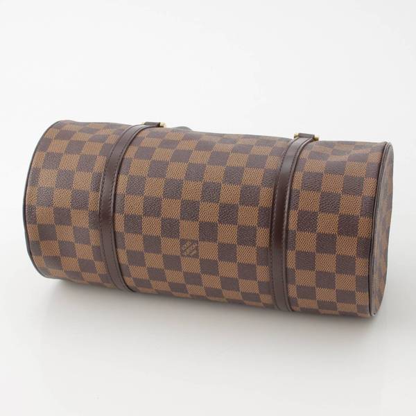 ルイヴィトン Louis Vuitton ダミエ パピヨンGM 親子バッグ パピヨン ハンドバッグ ミニポーチ N51303 ブラウン 中古 通販  retro レトロ