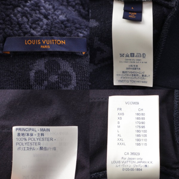 ルイヴィトン Louis Vuitton メンズ 21SS モノグラム ボアジャケット