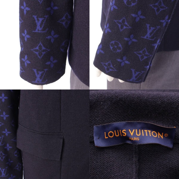 ルイヴィトン Louis Vuitton 23AWメンズ モノグラム ニット ウール