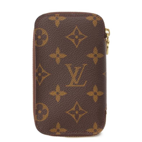 ルイヴィトン Louis Vuitton モノグラム ポシェット6クレ キーケース M62610 ブラウン 中古 通販 retro レトロ