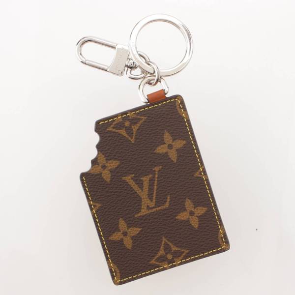 ルイヴィトン Louis Vuitton LV モノグラム チョコレートバー バッグチャーム キーホルダー M01478 ブラウン 中古 通販  retro レトロ