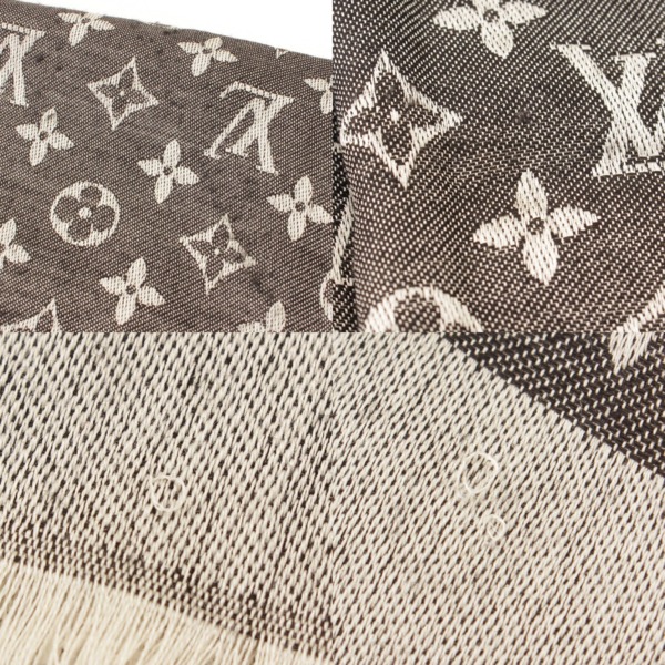 ルイヴィトン(Louis Vuitton) モノグラム デニム シルク×ウール