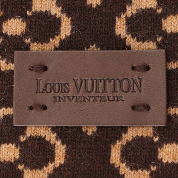 ルイヴィトン(Louis Vuitton) モノグラム エシャルプ・スキー カシミヤ