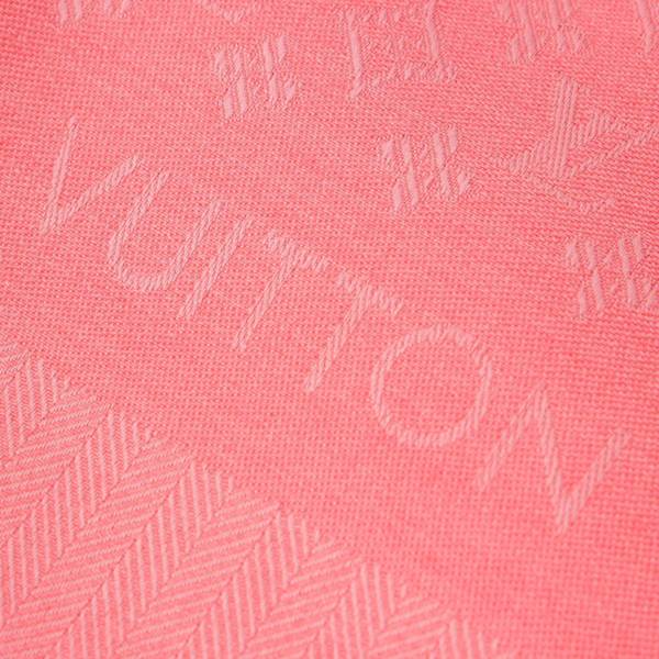 ルイヴィトン(Louis Vuitton) エバーモア モノグラム ショール シルク×ウール ストール M77649 ローズ 中古 通販 retro  レトロ