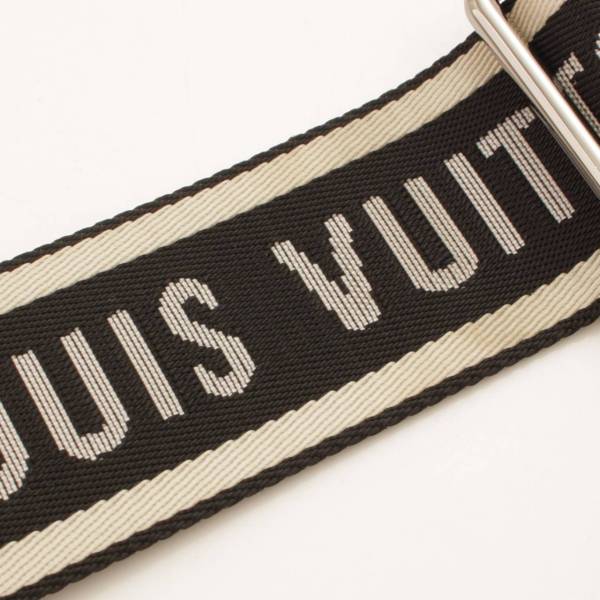 ルイヴィトン(Louis Vuitton) レザー×ナイロン ショルダーストラップ