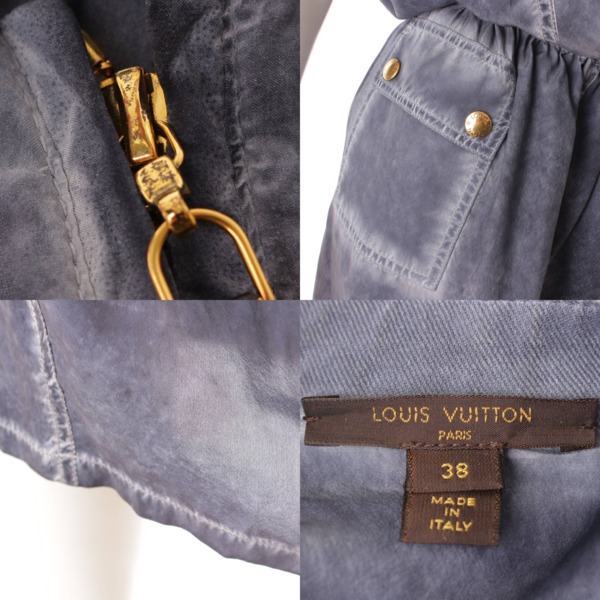 ルイヴィトン(Louis Vuitton) 16SS シルク混 デニム調 ワンピース