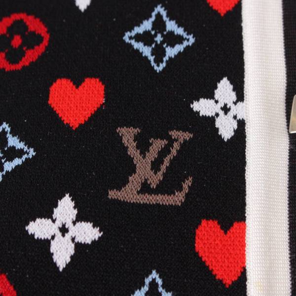 ルイヴィトン Louis Vuitton モノグラム ハート 総柄 ゲームオン ニット ワンピース ドレス マルチカラー S 中古 通販 retro  レトロ